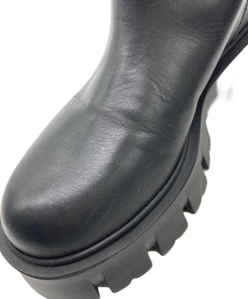 FABIO RUSCONI（ファビオルスコーニ）FABIO RUSCONI (ファビオルスコーニ) トラックソールブーツ ブラック サイズ:38の古着・服飾アイテム