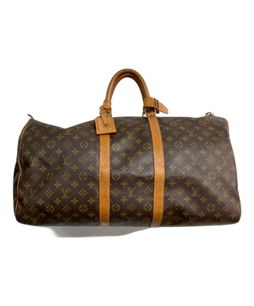 LOUIS VUITTON（ルイ ヴィトン）LOUIS VUITTON (ルイ ヴィトン) トラベルバッグ　モノグラム　キーポル55　 ブラウンの古着・服飾アイテム