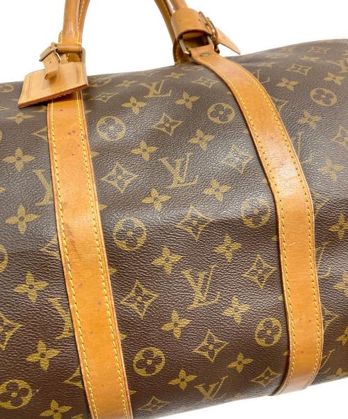 LOUIS VUITTON（ルイ ヴィトン）LOUIS VUITTON (ルイ ヴィトン) トラベルバッグ　モノグラム　キーポル55　 ブラウンの古着・服飾アイテム