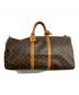 LOUIS VUITTON（ルイ ヴィトン）の古着「トラベルバッグ　モノグラム　キーポル55　」｜ブラウン