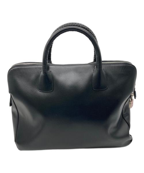 BALLY（バリー）BALLY (バリー) レザートートバッグ ブラックの古着・服飾アイテム