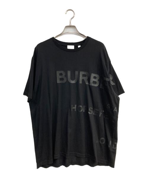 BURBERRY（バーバリー）BURBERRY (バーバリー) ホースフェリープリントTシャツ ブラック サイズ:Ⅼの古着・服飾アイテム