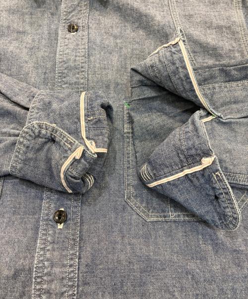 NIGEL CABOURN（ナイジェルケーボン）NIGEL CABOURN (ナイジェルケーボン) NEW MEDICAL SHIRT　8043-00-10050 インディゴ サイズ:48の古着・服飾アイテム