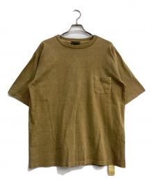 NIGEL CABOURN（ナイジェルケーボン）の古着「7.8oz T-SHIRT PIGMENT 3 COLORS ポケットTee」｜ブラウン