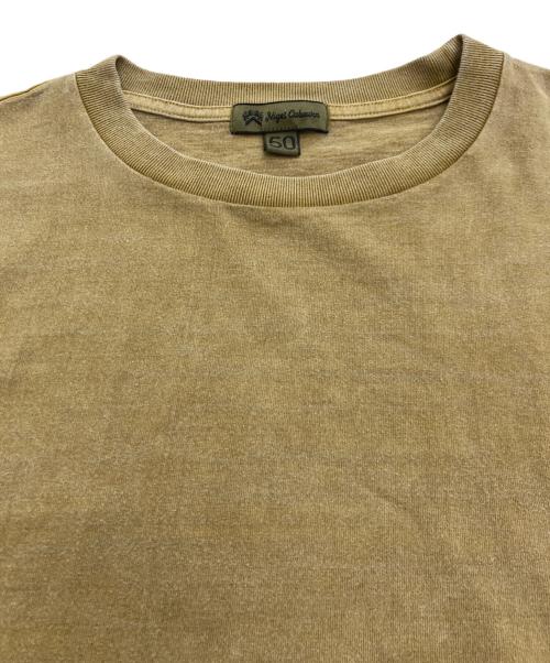 NIGEL CABOURN（ナイジェルケーボン）NIGEL CABOURN (ナイジェルケーボン) 7.8oz T-SHIRT PIGMENT 3 COLORS ポケットTee ブラウン サイズ:50の古着・服飾アイテム