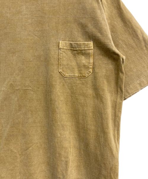NIGEL CABOURN（ナイジェルケーボン）NIGEL CABOURN (ナイジェルケーボン) 7.8oz T-SHIRT PIGMENT 3 COLORS ポケットTee ブラウン サイズ:50の古着・服飾アイテム