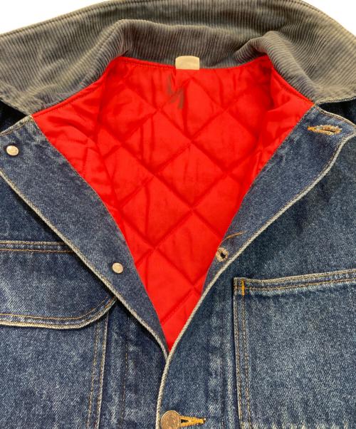 VINTAGE（ヴィンテージ）VINTAGE (ヴィンテージ) コーデュロイ襟カバーオール　70-80‘s インディゴ サイズ:Sの古着・服飾アイテム