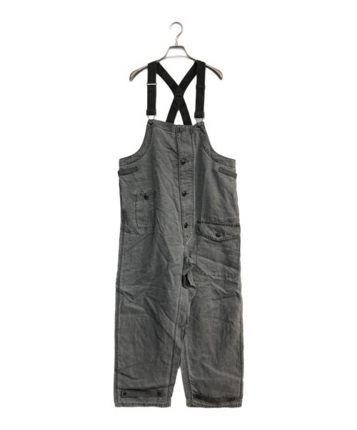 NIGEL CABOURN（ナイジェルケーボン）NIGEL CABOURN (ナイジェルケーボン) N-1 DECK PANT LINEN CANVAS グレー サイズ:34の古着・服飾アイテム