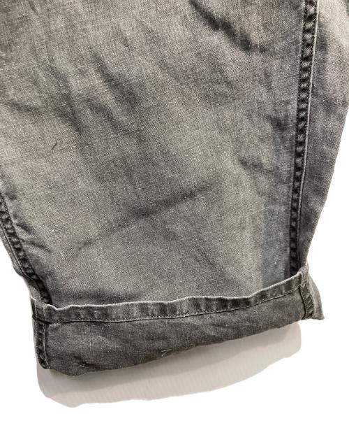 NIGEL CABOURN（ナイジェルケーボン）NIGEL CABOURN (ナイジェルケーボン) N-1 DECK PANT LINEN CANVAS グレー サイズ:34の古着・服飾アイテム