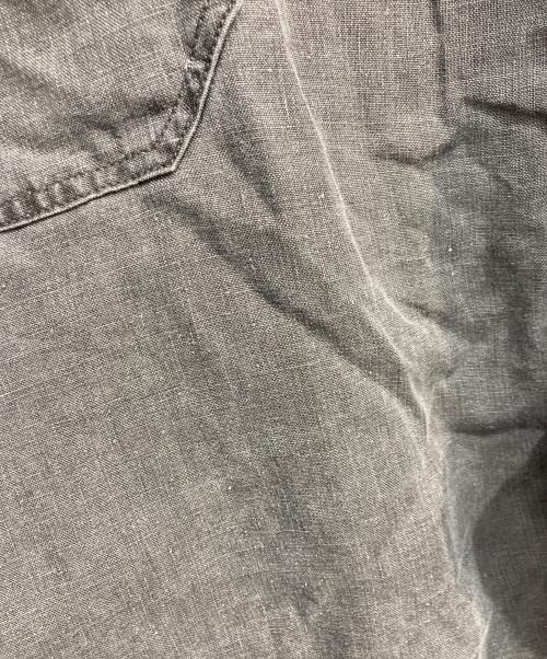 NIGEL CABOURN（ナイジェルケーボン）NIGEL CABOURN (ナイジェルケーボン) N-1 DECK PANT LINEN CANVAS グレー サイズ:34の古着・服飾アイテム