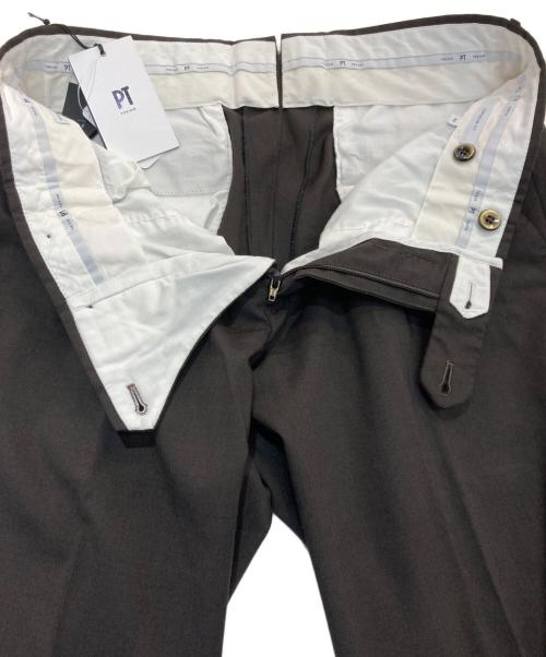 PT TORINO（ピーティートリノ）PT TORINO (ピーティートリノ) SUPERSLIM FIT　DS01Z00CL1 ブラウン サイズ:46の古着・服飾アイテム
