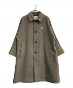 DANTON×FREAK'S STOREダントン×フリークスストア）の古着「DOLMAN LONG COAT」｜ベージュ