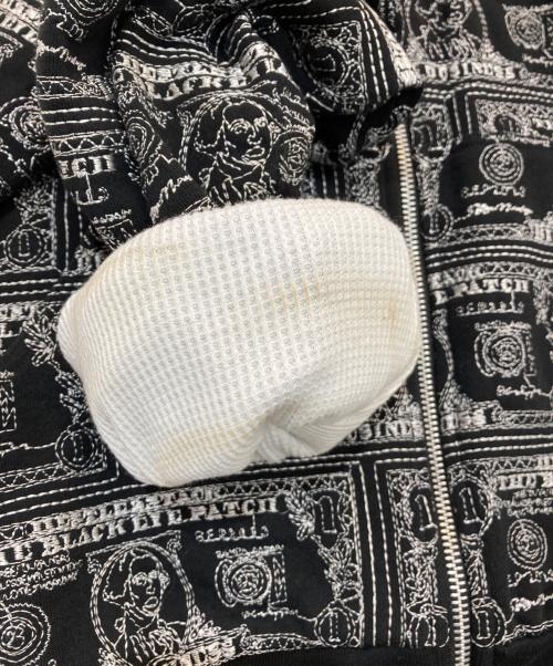 THE BLACK EYE PATCH（ブラックアイパッチ）THE BLACK EYE PATCH (ブラックアイパッチ) DOLLAR BILL COVERED ZIP HOODIE ブラック サイズ:Mの古着・服飾アイテム