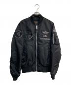 ALPHAアルファ）の古着「L-2B JAPANスペック AIR CREW /ライトMA-1　TA0509-001」｜ブラック