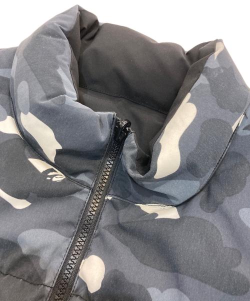 A BATHING APE（ア ベイシング エイプ）A BATHING APE (ア ベイシング エイプ) CITY CAMO REVERSIBLE DOWN VEST　001DNK801010M ブラック サイズ:Mの古着・服飾アイテム