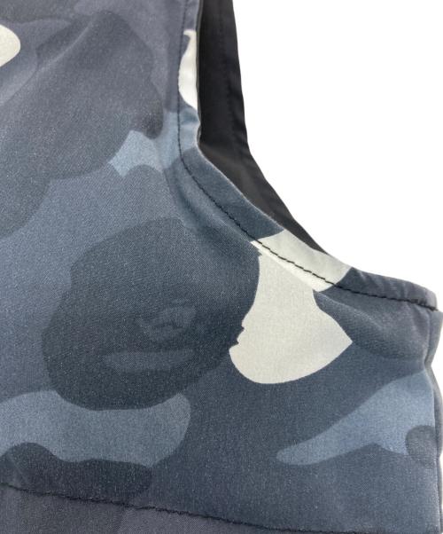 A BATHING APE（ア ベイシング エイプ）A BATHING APE (ア ベイシング エイプ) CITY CAMO REVERSIBLE DOWN VEST　001DNK801010M ブラック サイズ:Mの古着・服飾アイテム