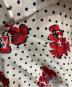 中古・古着 Loulou Willoughby (ルルウィルビー) ドットフラワーペプラムスカート　212210-11-180 アイボリー×レッド サイズ:2：5000円