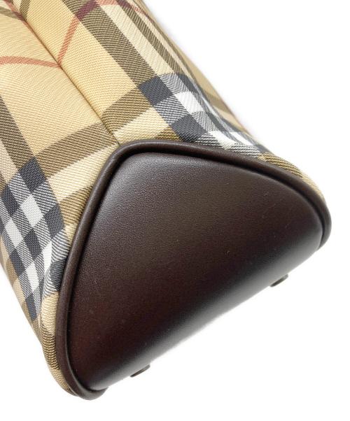 BURBERRY LONDON（バーバリーロンドン）BURBERRY LONDON (バーバリーロンドン) ノバチェックハンドバッグ ベージュの古着・服飾アイテム