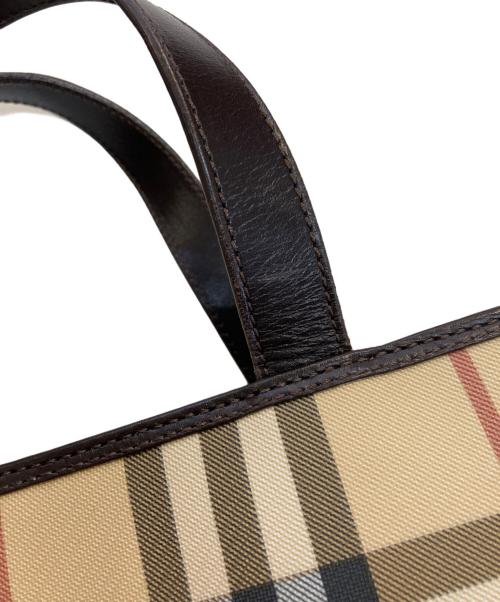 BURBERRY LONDON（バーバリーロンドン）BURBERRY LONDON (バーバリーロンドン) ノバチェックハンドバッグ ベージュの古着・服飾アイテム