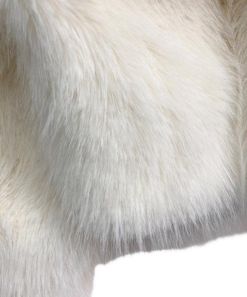 eimy istoire（エイミーイストワール）eimy istoire (エイミーイストワール) フェイクファーフードジャケット ホワイト サイズ:Freeの古着・服飾アイテム