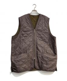 Barbour（バブアー）の古着「POLARQUILT WAISTCOAT ZIP　MLI0002」｜ブラウン