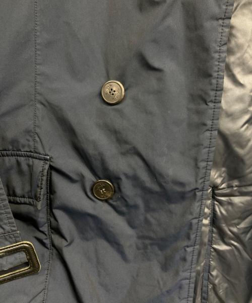 HEVO（イーヴォ）Hevo (イーヴォ) 中綿ダブルコート ネイビー サイズ:18の古着・服飾アイテム