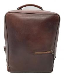 MOTHERHOUSE（マザーハウス）の古着「アンティークスクエア リュック」｜ブラウン