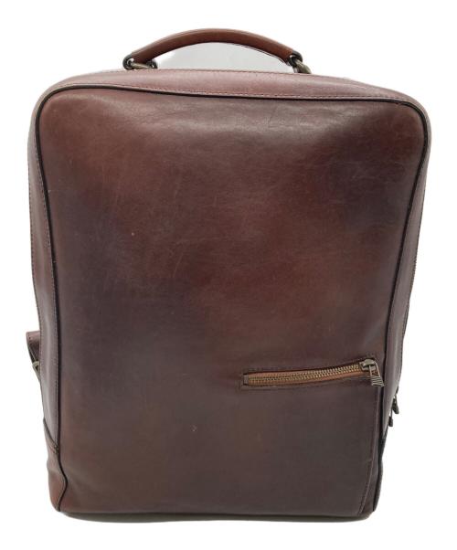 MOTHERHOUSE（マザーハウス）MOTHERHOUSE (マザーハウス) アンティークスクエア リュック ブラウン サイズ:-の古着・服飾アイテム