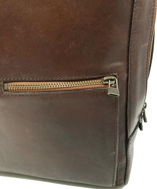 MOTHERHOUSE（マザーハウス）MOTHERHOUSE (マザーハウス) アンティークスクエア リュック ブラウン サイズ:-の古着・服飾アイテム