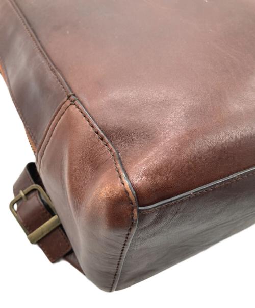 MOTHERHOUSE（マザーハウス）MOTHERHOUSE (マザーハウス) アンティークスクエア リュック ブラウン サイズ:-の古着・服飾アイテム