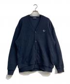 FRED PERRY×BEAMSフレッドペリー×ビームス）の古着「鹿子カーディガン　FZ1959」｜ネイビー