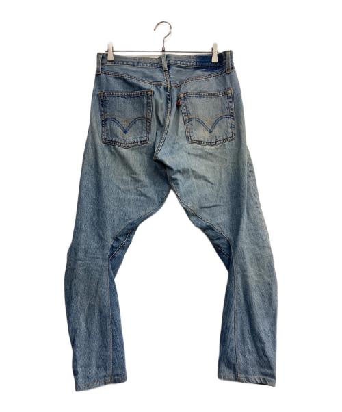 Rebuild by Needles（リビルドバイニードルス）Rebuild by Needles (リビルドバイニードルス) 立体裁断デニムパンツ インディゴ サイズ:32の古着・服飾アイテム