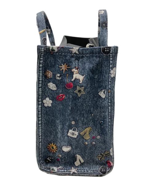 MARC JACOBS（マークジェイコブズ）MARC JACOBS (マークジェイコブズ) TROMPE LOEIL TRINKET CANVAS MEDIUM TOTE BAG　2R5HTT018H02 ロイヤルブルー サイズ:-の古着・服飾アイテム