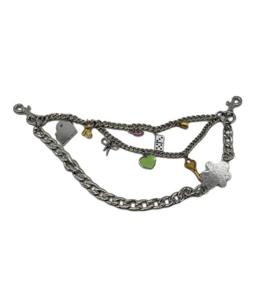 MARC JACOBS（マークジェイコブズ）MARC JACOBS (マークジェイコブズ) ザ ステッカー チャーム チェーン ショルダー ストラップ シルバー サイズ:-の古着・服飾アイテム