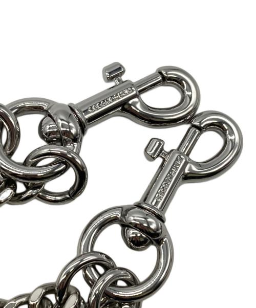 MARC JACOBS（マークジェイコブズ）MARC JACOBS (マークジェイコブズ) ザ ステッカー チャーム チェーン ショルダー ストラップ シルバー サイズ:-の古着・服飾アイテム