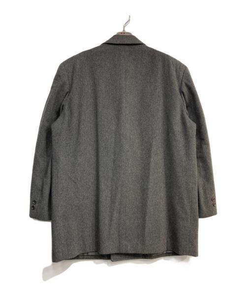 LANVIN（ランバン）LANVIN (ランバン) カシミヤ ダブル チェスターコート　C-OY 1002 グレー サイズ:R46-44の古着・服飾アイテム