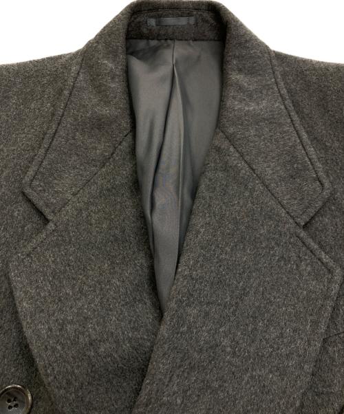 LANVIN（ランバン）LANVIN (ランバン) カシミヤ ダブル チェスターコート　C-OY 1002 グレー サイズ:R46-44の古着・服飾アイテム