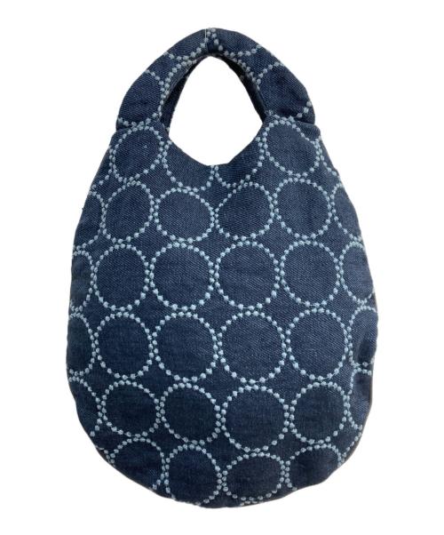 mina perhonen（ミナ ペルホネン）mina perhonen (ミナ ペルホネン) tambourine エッグバッグ　aas9319 ネイビー サイズ:-の古着・服飾アイテム