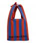 marimekko（マリメッコ）の古着「KNITTED MINI TOTE MERIROSVO」｜レッド×ブルー
