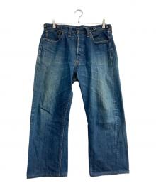 LEVI'S（リーバイス）の古着「90'sシンチバックデニムパンツ　ボタン裏555 USA製　20201 0020」｜インディゴ