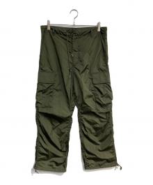 H BEAUTY&YOUTH（エイチ ビューティー&ユース）の古着「OLMETEX クランキー カーゴパンツ　1214-174-9099」｜カーキ