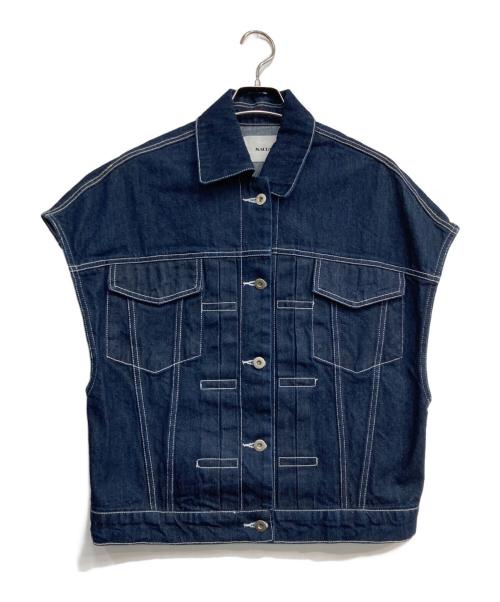 machatt（マチャット）machatt (マチャット) デニムベスト インディゴ サイズ:Freeの古着・服飾アイテム