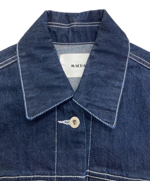 machatt（マチャット）machatt (マチャット) デニムベスト インディゴ サイズ:Freeの古着・服飾アイテム