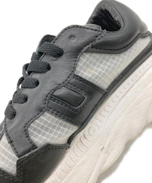 MBT（エムビーティー）MBT (エムビーティー) 厚底スニーカー ホワイト×ブラック サイズ:35の古着・服飾アイテム