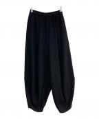 ENFOLDエンフォルド）の古着「ELASTIC HAREM PANTS　300GS231-0400」｜ブラック