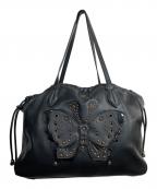 ANNA SUIアナスイ）の古着「ロッティ バタフライ トートバッグ」｜ブラック