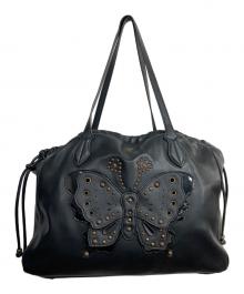 ANNA SUI（アナスイ）の古着「ロッティ バタフライ トートバッグ」｜ブラック