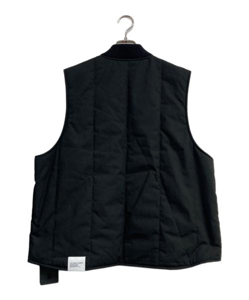 NEIGHBORHOOD（ネイバーフッド）NEIGHBORHOOD (ネイバーフッド) PADDED WORK VEST ブラック サイズ:Lの古着・服飾アイテム