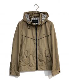 BURBERRY BLACK LABEL（バーバリーブラックレーベル）の古着「フーデッドジャケット　BMP01-200-44」｜ベージュ