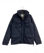 ASPESIアスペジ）の古着「中綿ライナー付M-65ミリタリージャケット」｜ネイビー